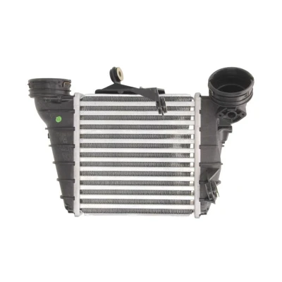 Abbildung von THERMOTEC DAT001TT Ladeluftkühler Aluminium, Kunststoff 185 190 65 SEAT: Ibiza 3, Córdoba II Saloon, SKODA: Fabia I Hatchback