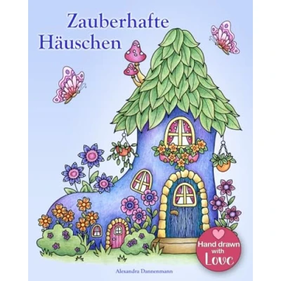 Abbildung von Zauberhafte Häuschen: Ein Malbuch Für Erwachsene Zum Träumen Und Entspannen.