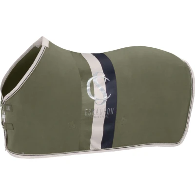Abbildung von Eskadron Abschwitzdecke Classic Sports Fleece Stripe Shetty Dusty OliveVerkauft von Agradi