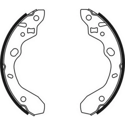 Abbildung von ABE C03042ABE Bremsbacken Hinterachse 200 36 SUMITOMO MAZDA: 323 F 6