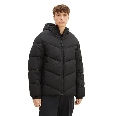 Abbildung von TOM Tailor Denim Padded Jacket Wintermantel, Herren, Größe: XXL, Black