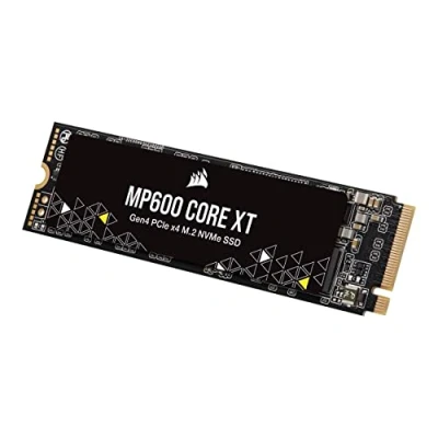 Abbildung von Corsair MP600 CORE XT 4TB PCIe Gen4 x4 NVMe M.2 SSD QLC NAND Mit Hoher Dichte 2280 DirectStorage Kompatibel Bis zu 5.000 MB/s Ideal Für 4.0 Notebooks Und Desktops Schwarz