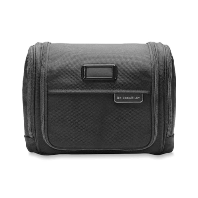 Abbildung von Briggs &amp; Riley Baseline Toilettenartikel, Schwarz, 11 Inch Deluxe Hangable Toiletry Kit, Toilettenartikel zum Aufhängen