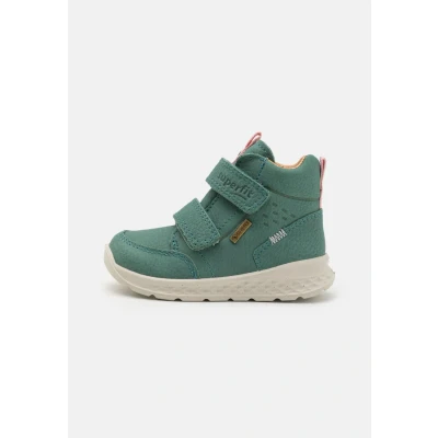 Abbildung von Superfit Breeze Unisex Lauflernschuh für Kinder, Größe: 28, Grün/rosa Schuhe