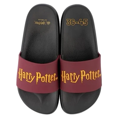 Abbildung von soxo Wizarding World Harry Potter Damen Badelatschen Herren Geschenke Sommer Flip Flops Fanartikel 44 45