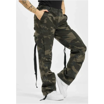 Abbildung von Brandit Cargohose, Damen, Größe: 28, Darkcamo
