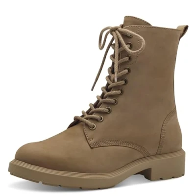 Abbildung von Tamaris Damen Schnürstiefel Leder; CAMEL/braun; 38 EU