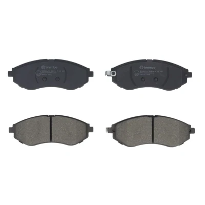 Abbildung von BREMBO P 10 057 Bremsbelagsatz mit akustischer Verschleißwarnung ohne Zubehör CHEVROLET: Aveo / Kalos Hatchback, Saloon