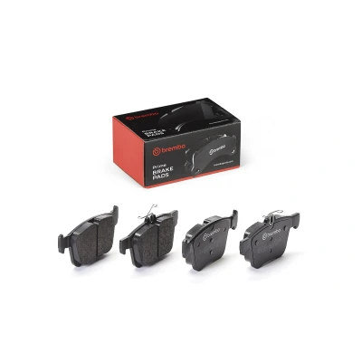 Abbildung von BREMBO P 85 191 Bremsbelagsatz exkl. Verschleißwarnkontakt mit Anti Quietsch Blech ohne Zubehör VOLKSWAGEN: T Roc