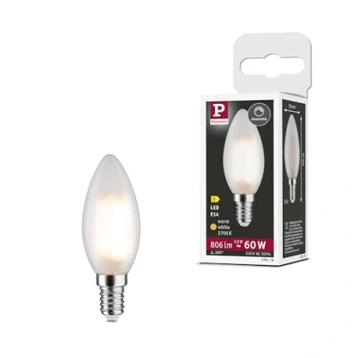 Abbildung von Paulmann 29076 Filament 230V LED Kerze E14 5,9W 806lm dimmbar 35mm Matt Glas 2700K Warmweiß
