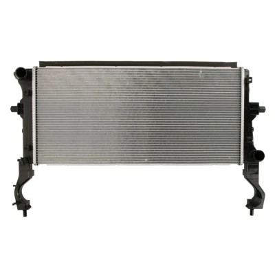 Abbildung von NRF 550128 Kühler, Motorkühlung Aluminium 650 300 24 Kühlrippen gelötet