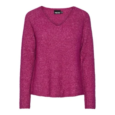 Abbildung von PIECES Pcellen Ls V Neck Knit Noos Bc