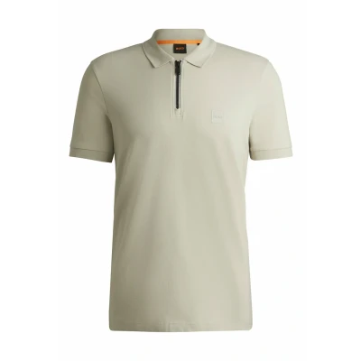 Abbildung von BOSS Poloshirt, Herren, Größe: XL, Light beige