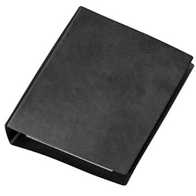 Abbildung von VELOFLEX 1164280 Taschenringbuch Special DIN A6 Ledernarbung, 4 Rund Ring Mechanik 13 mm, schwarz, 1 Stück