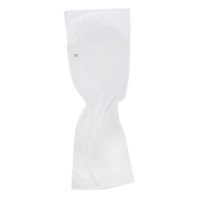 Abbildung von SALEWA Erwachsene Hüttenschlafsack Cotton feel Liner Zip Silveriz, Weiß (Offwhite),22x10 cm