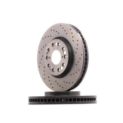 Abbildung von BREMBO XTRA LINE 09.8402.1X Bremsscheibe 296 32 5 gelocht/innenbel. beschichtet LEXUS: IS I Saloon, LS