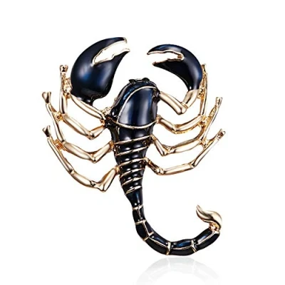Abbildung von Skorpion Brosche Anstecker Tier K14 Scorpion Brooch Pin