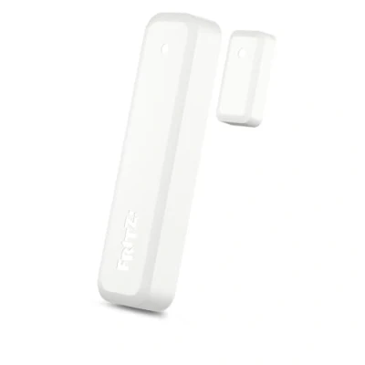 Abbildung von AVM Fritz!DECT 350 (Magnetischer Tür /Fensterkontakt für Smart Home, energieeffizient, DECT ULE Sensor, kompatibel mit Fritz!Box, erkennt geöffnete Türen/Fenster, deutschsprachige Version)