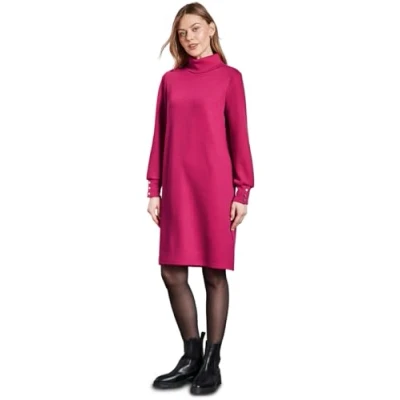 Abbildung von Street One MIT Turtleneck Strickkleid, Damen, Größe: 40, Pink