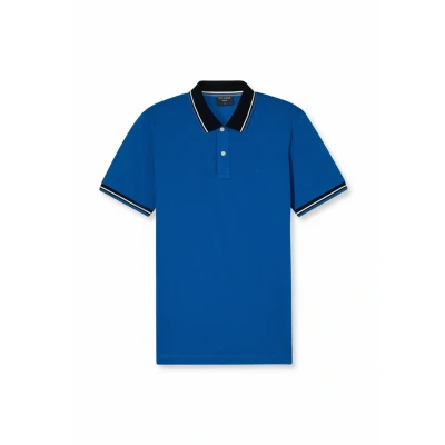 Abbildung von OLYMP Poloshirt »Casual«, farbliche Kontrast Details