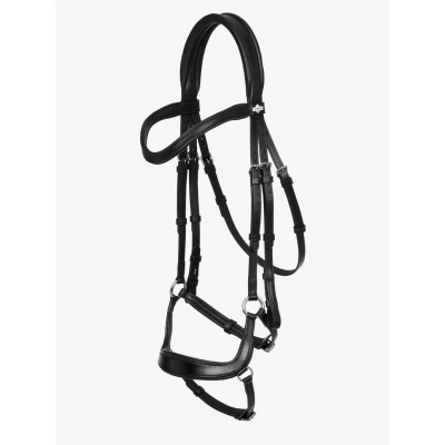 Abbildung von LeMieux Hoofdstel Arika Drop Schwarz/Silber Xwarmblut