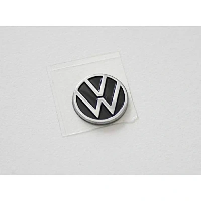 Abbildung von Volkswagen 5H0837891FOD Emblem Autoschlüssel Zündschlüssel Fernbedienung Plakette Aufkleber 10mm, mit neuem VW Logo