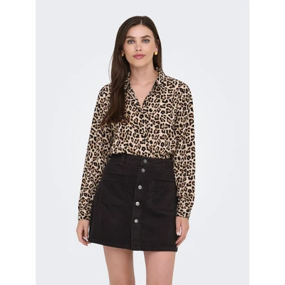 Abbildung von JDY Jdybrooke Hemdbluse, Damen, Größe: 38, Pumice stone