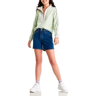 Abbildung von Levi&#039;s 501 MID Thigh Shorts Jeans Shorts, Damen, Größe: 26, Charleston shadow