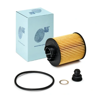 Abbildung von BLUE PRINT ADBP210149 Ölfilter mit Dichtung, Anbaumaterial Filtereinsatz HYUNDAI: i20 III, Tucson