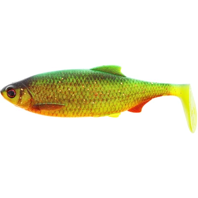 Abbildung von Westin Ricky The Roach Shadtail 7cm 6g Firetiger Rudd 2pcs Gummifisch