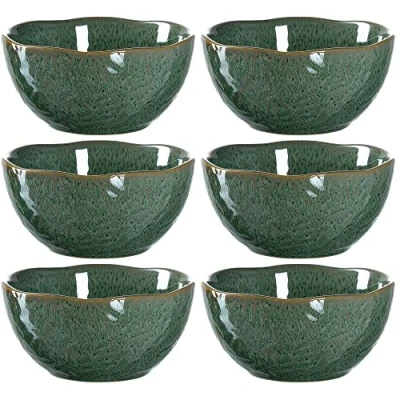 Abbildung von LEONARDO HOME 018583 MATERA Keramikschale 12 cm grün 6er Set, Keramik