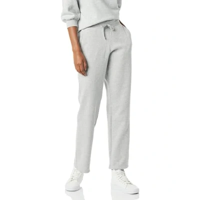 Abbildung von Amazon Essentials Damen Jogginghose aus Fleece mit geradem Bein (in großen Größen erhältlich), Grau Meliert, S