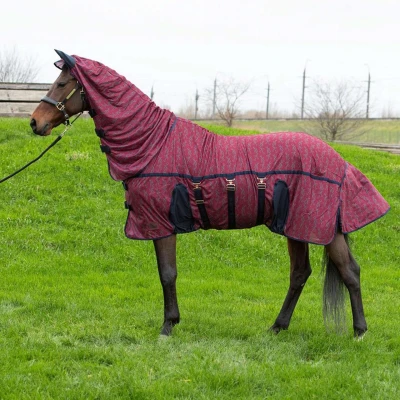 Abbildung von Harry&#039;s Horse Fliegendecke Mesh Superior Bordeaux 135/185