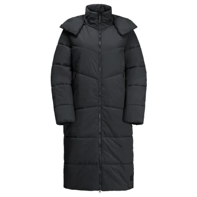 Abbildung von Jack Wolfskin Karolinger LONG COAT W Wintermantel, Damen, Größe: Medium, Phantom