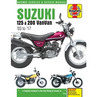 Abbildung von Suzuki RV125/200 VanVan (03 17) Haynes Repair Manual