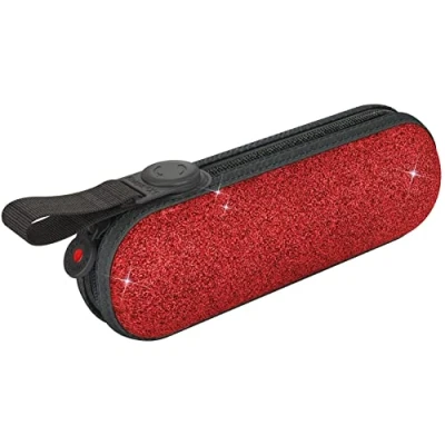 Abbildung von Knirps X1 Super Mini Taschenschirm im Etui Glam red