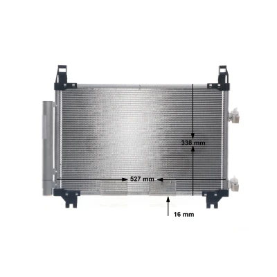 Abbildung von MAHLE ORIGINAL AC 793 000S Klimakondensator mit Trockner 16 15,5 498 TOYOTA: Yaris II Hatchback