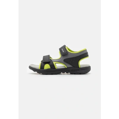 Abbildung von Geox Vaniett BOY Trekkingsandale für Kinder, Größe: 24, Black/lime Schuhe