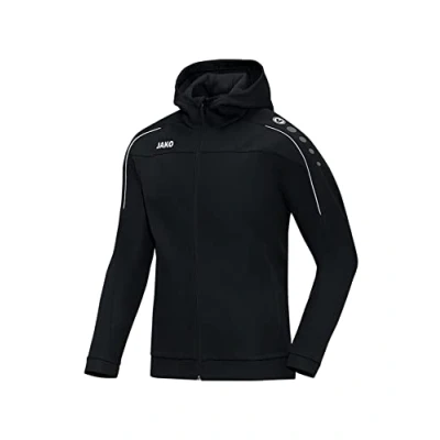 Abbildung von JAKO Classico Trainingsjacke für Kinder, Größe: 164, Schwarzweiss