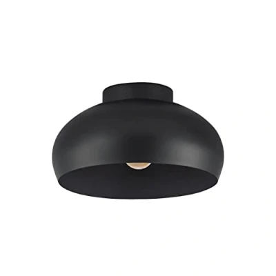 Abbildung von EGLO Deckenleuchte »MOGANO 2«, Leuchtmittel E27 wechselbar ohne Leuchtmittel, in schwarz aus Stahl exkl. 1X40W