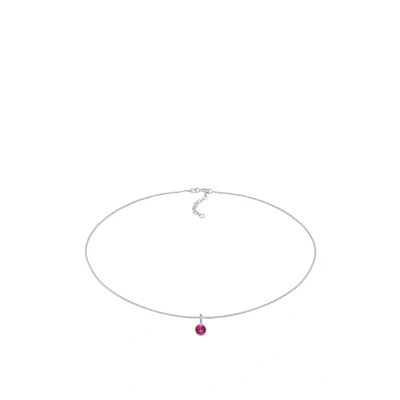 Abbildung von Elli SOLITÄR Halskette, Damen, Größe: 36, Silber