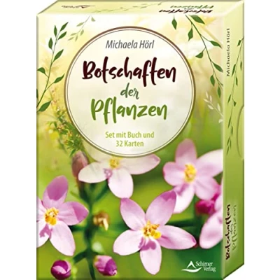 Abbildung von Botschaften der Pflanzen: Set mit Buch und 32 Karten