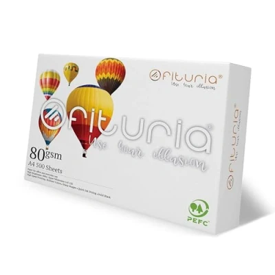 Abbildung von OFITURIA Mehrzweckpapier für Drucker, A4, 80 g/m². (500 Hojas 1 Paquete)