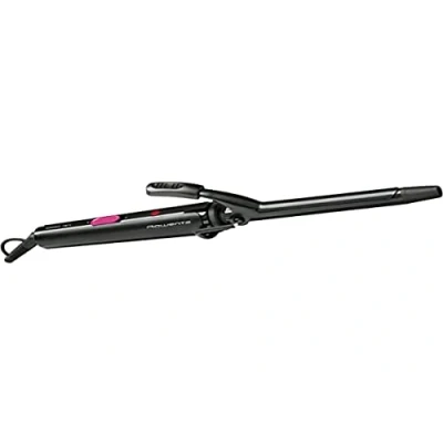 Abbildung von Rowenta CF2133 Lockenstab 16 mm 25 W Keramikbeschichtung Temperatur 180 C Heizanzeige Kaltspitze und Griff Schwarz Fuchsia
