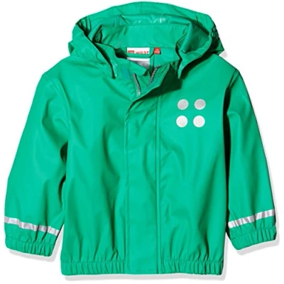 Abbildung von LEGO kidswear Duplo Justice Unisex Regenjacke / wasserabweisende Jacke für Kinder, Größe: 80, Light green
