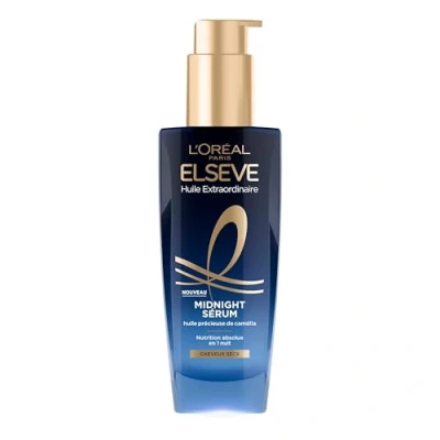 Abbildung von L&#039;Oréal Paris Haarserum für trockenes Haar Ernährung &amp; ohne Übertragung wertvolles Kamelienöl Elseve außergewöhnliches Öl 100 ml