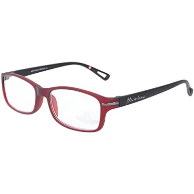 Abbildung von Kunststoff Lesebrille MR76B von Montana Eyewear in Rot + 2,00 dpt