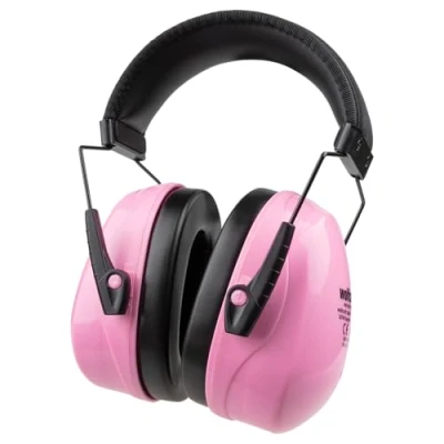 Abbildung von wolfcraft Kapselgehörschutz KIDS, pink I 4961000 Für den Einsatz bei leichter Lärmbelastung