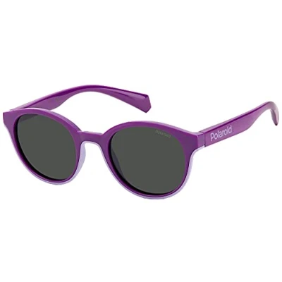 Abbildung von Polaroid Unisex Kinder PLD 8040/s Sonnenbrille, RY8/M9 Violet Lilac, 44