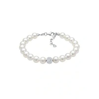 Abbildung von Elli Pearl Classic Armband whitecoloured, Damen, Größe: 18, White coloured